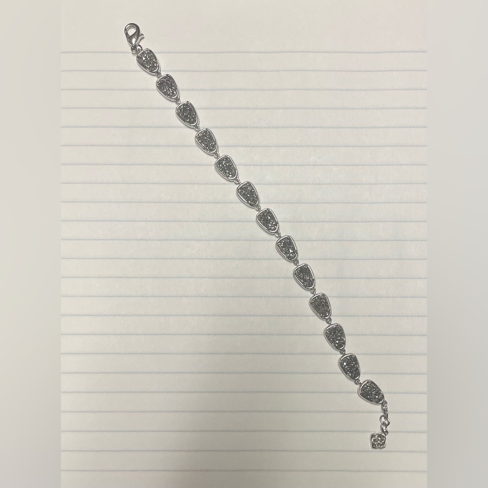 Kendra Scott Silver Drusy Susanna Bracelet